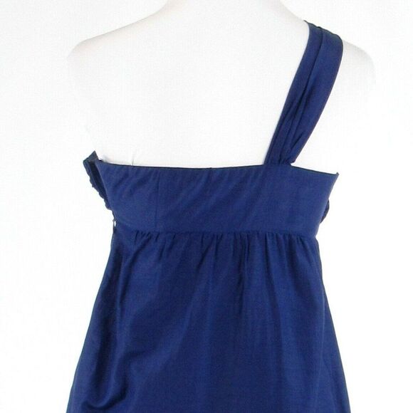 Blue ANN TAYLOR LOFT one shoulder dress 0 - Picture 8 of 8